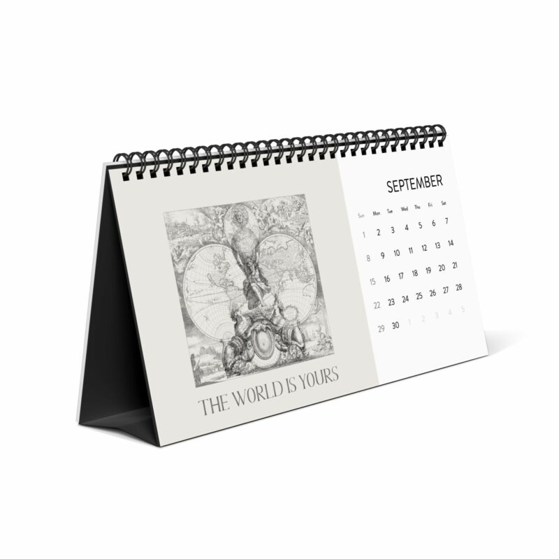 The World Is Yours V | World Map Atlas Desktop Calendar