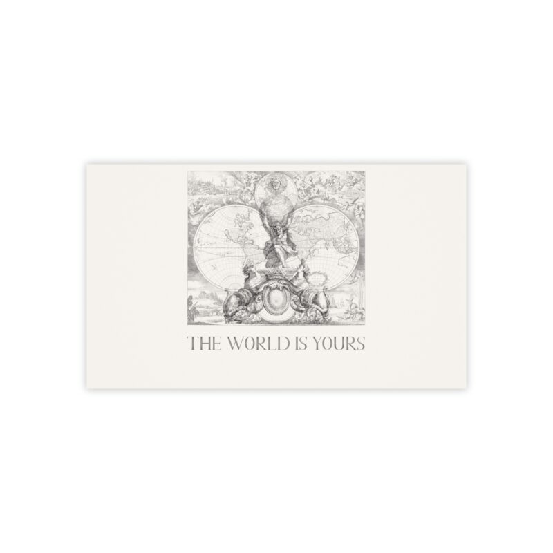 The World Is Yours V | World Map Atlas Post-it® Note Pads - Image 21