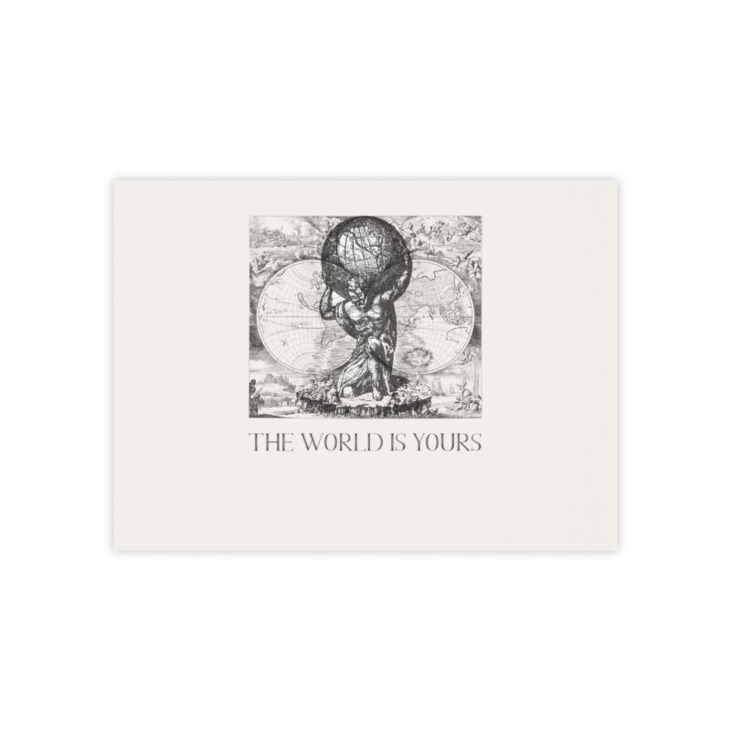 The World Is Yours IV | World Map Post-it® Note Pads - Image 5