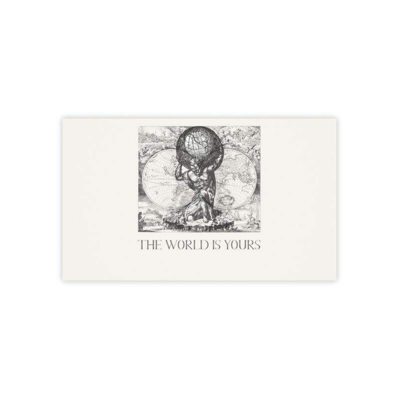 The World Is Yours IV | World Map Post-it® Note Pads - Image 21