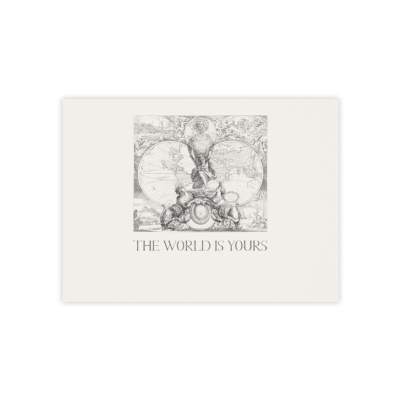 The World Is Yours V | World Map Atlas Post-it® Note Pads - Image 5