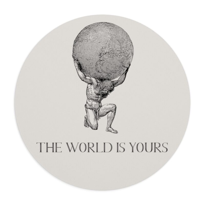 The World Is Yours II | Atlas Mouse Pad - Image 2