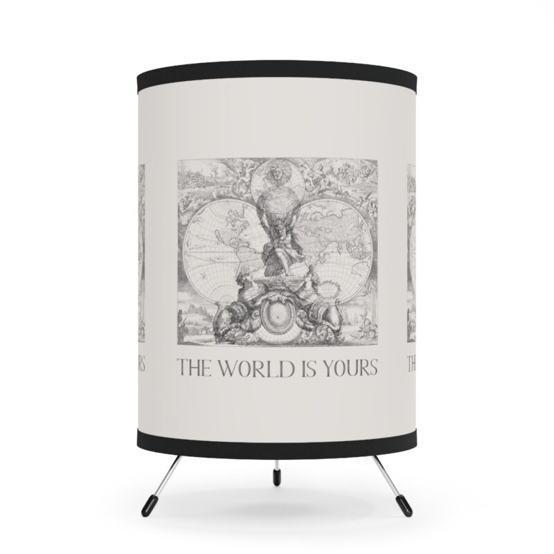 The World Is Yours V | World Map Atlas Lamp with Shade