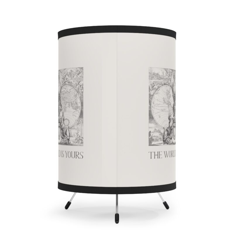 The World Is Yours V | World Map Atlas Lamp with Shade - Image 3