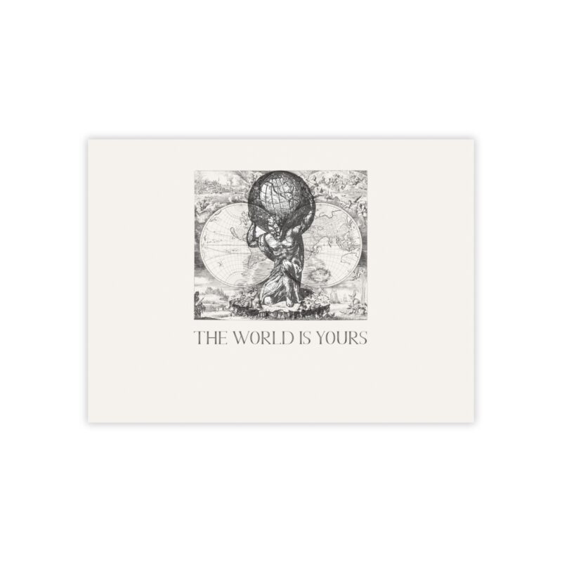 The World Is Yours IV | World Map Post-it® Note Pads - Image 17